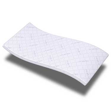 Topper de espuma fría Supportho Premium topper 120 x 200 cm H3, altura 9 cm, grado de dureza H3 con funda antibacteriana CloudComfort Basic almohada de copos de gel 40 x 80 cm