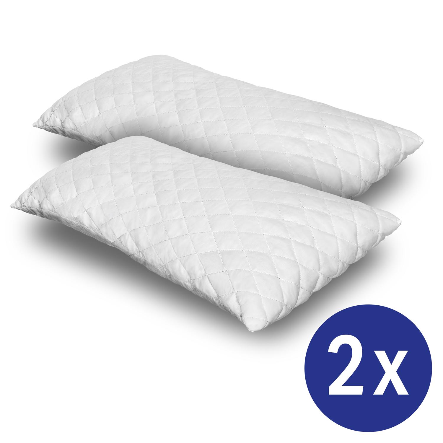 2 x Almohada de gel CloudComfort Basic 40 x 80 cm