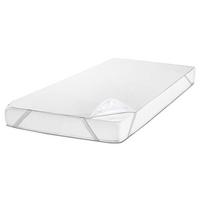 Sleezzz Vital protector de colchón molleton impermeable tensión fija 180 x 200 cm, protector de colchón de algodón 100% en blanco