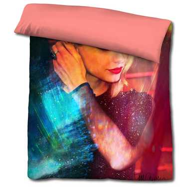 Castell microfibra ropa de cama reversible Taylor Swift por Sid Maurer 155 x 220 + 80 x 80 cm