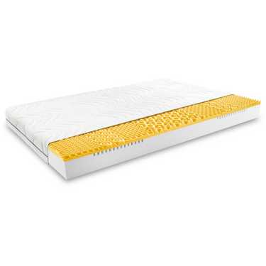 Colchón viscoelástico de 7 zonas Sleezzz Smart 140 x 190 cm, altura 18 cm, nivel de firmeza H3 con espuma viscoelástica con memoria de aire + almohada de gel Sleezzz® Premium gratuita