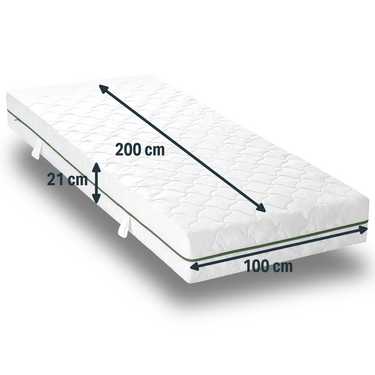 Funda de colchón Sleezzz® Smart T21 100 x 200 cm, altura 21 cm