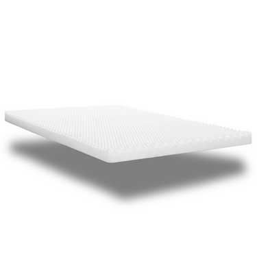 Supportho topper premium de espuma fría 90 x 200 cm H3, altura 9 cm, grado de dureza H3 con funda antibacteriana