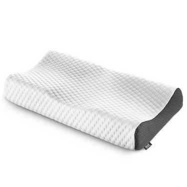 Colchón viscoelástico de 7 zonas Sleezzz Smart 140 x 190 cm, altura 18 cm, nivel de firmeza H3 con espuma viscoelástica con memoria de aire + almohada de gel Sleezzz® Premium gratuita