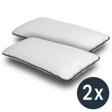 2 x Cojín Sleezzz Smart regulable en altura y firmeza 33 x 75 cm