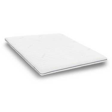 Supportho topper premium de espuma fría 120 x 200 cm H3, altura 9 cm, grado de dureza H3 con funda antibacteriana