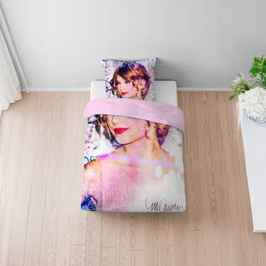 Castell microfibra reversible ropa de cama Taylor Swift por Sid Maurer 135 x 200 + 80 x 80 cm