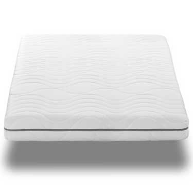 Colchón viscoelástico de 7 zonas Sleezzz Smart 180 x 200 cm, altura 18 cm, nivel de firmeza H3 con espuma viscoelástica con memoria de aire + 2 almohadas Sleezzz® Smart regulables en altura