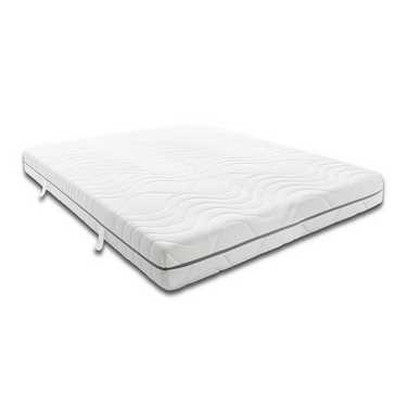 Colchón viscoelástico de 7 zonas Sleezzz Smart 140 x 200 cm, altura 18 cm, nivel de firmeza H3 con espuma viscoelástica con memoria de aire + almohada de gel Sleezzz® Premium gratuita