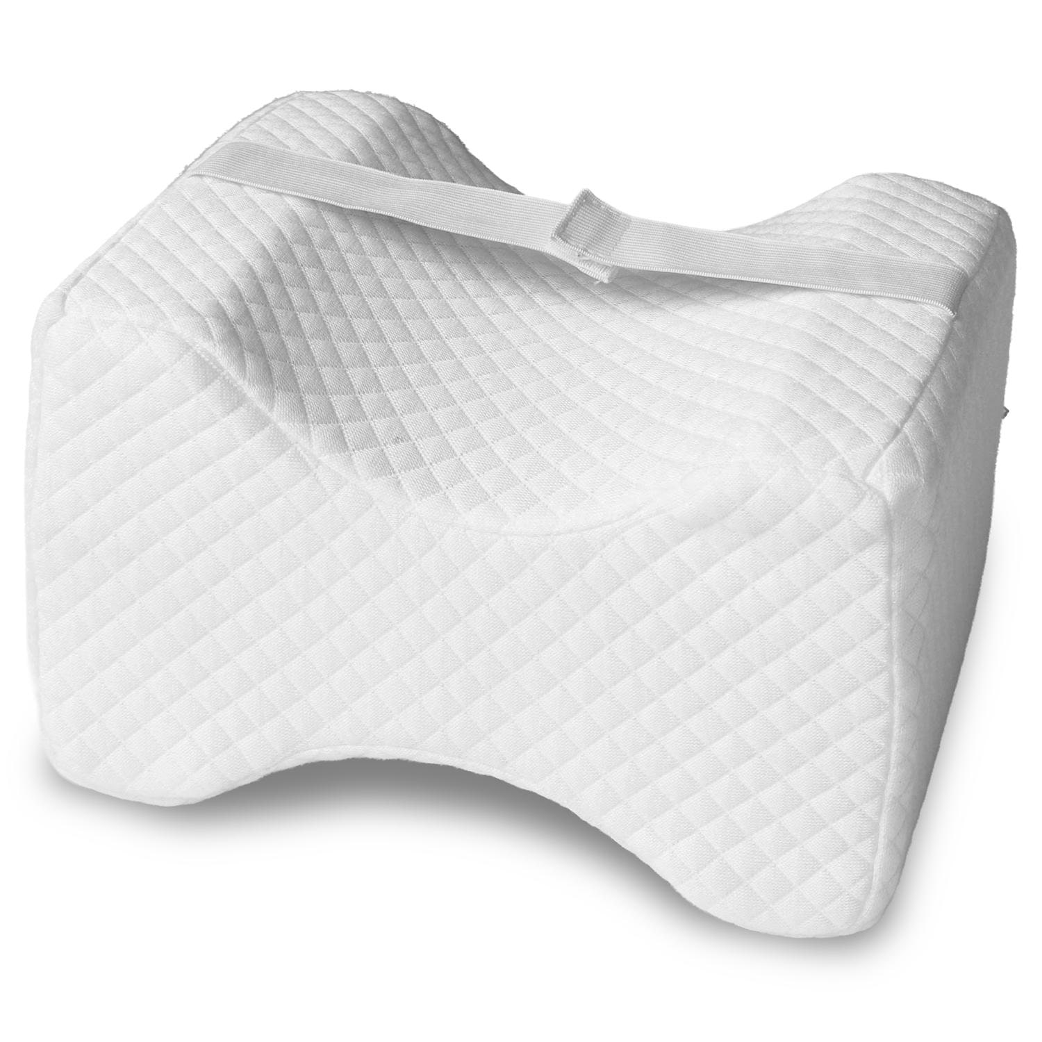 Cojín ergonómico de rodillas para durmientes laterales 24 x 20 x 15 cm con funda de efecto refrescante Cojín ergonómico de rodillas para durmientes laterales 24 x 20 x 15 cm con funda de efecto refrescante