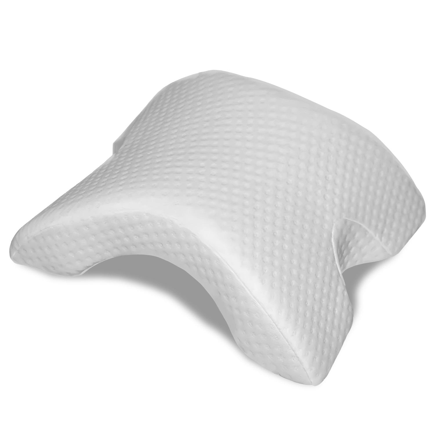 Cojín de brazos para durmientes laterales 26 x 30 x 12 cm con funda de efecto refrescante Cojín de brazos para durmientes laterales 26 x 30 x 12 cm con funda de efecto refrescante