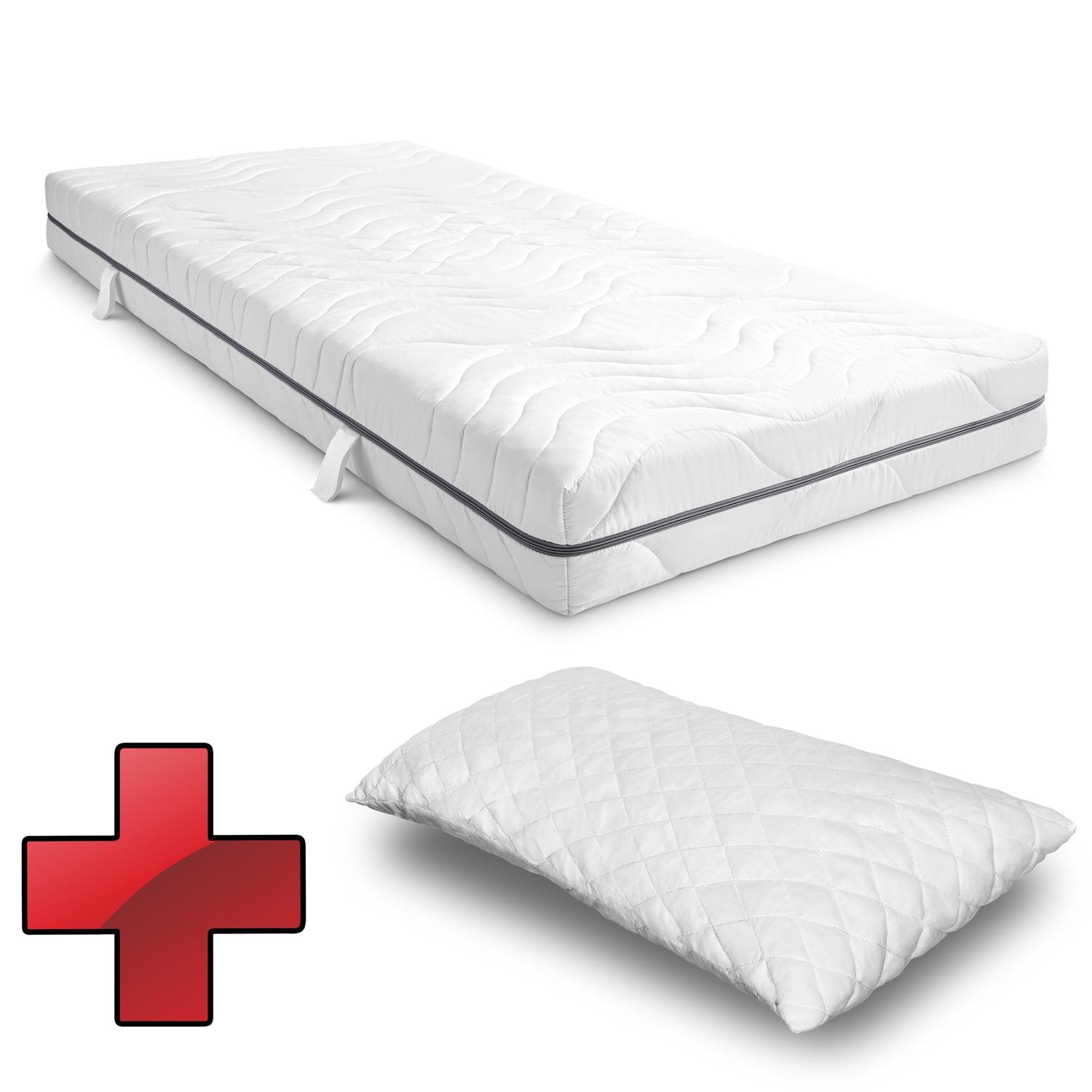 Colchón Sleezzz® Smart 90x200 cm + almohada de gel CloudComfort Basic 40x80 cm Colchón Sleezzz® Smart 90x200 cm + almohada de gel CloudComfort Basic 40x80 cm