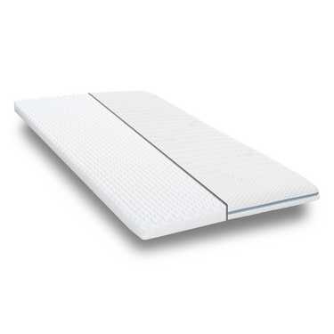 Supportho topper premium de espuma fría 90 x 200 cm H3, altura 9 cm, grado de dureza H3 con funda antibacteriana