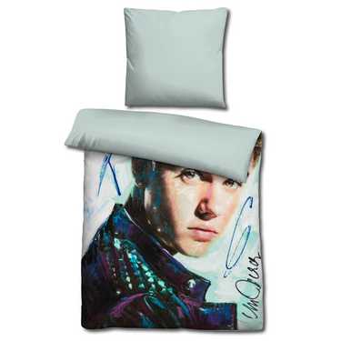 Ropa de cama reversible de microfibra Castell Justin Bieber de Sid Maurer 135 x 200 + 80 x 80 cm