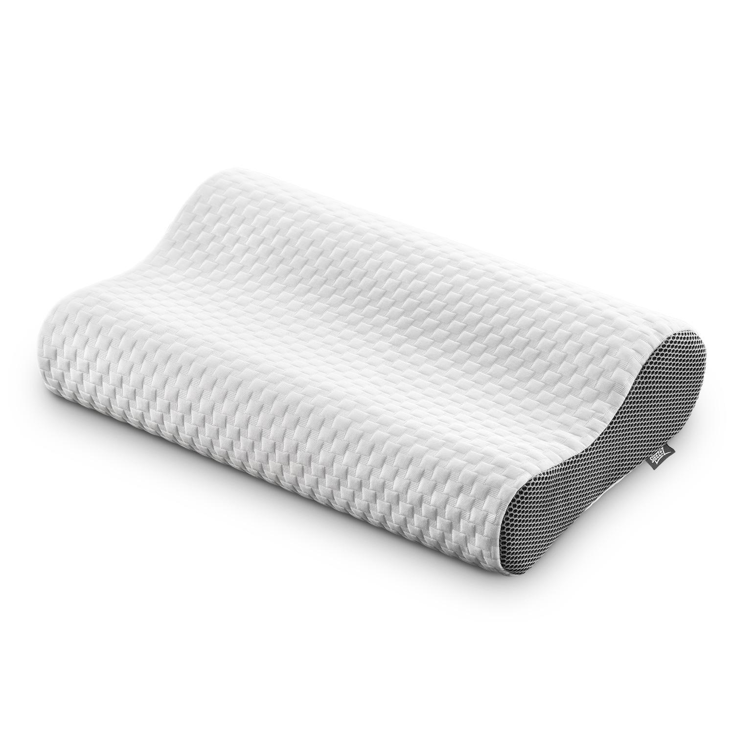 Almohada cervical viscoelástica Sleezzz premium 50 x 32 x 11 cm con funda doble de tela agradable a la piel