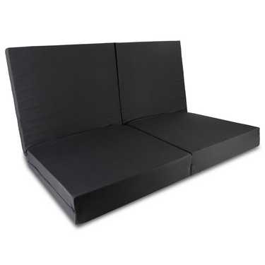 CloudComfort Basic colchón doble plegable para invitados 140 x 195 cm se puede utilizar como cama individual, cama doble y asiento