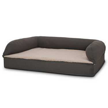 Cama ortopédica para perros 100 x 70 x 27 cm con respaldo talla M