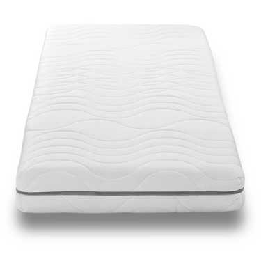 Colchón viscoelástico de 7 zonas Sleezzz Smart 80 x 200 cm, altura 18 cm, nivel de firmeza H3 con espuma con memoria de aire + manta acogedora Sleezzz® Smart 140 x 200 cm gratis