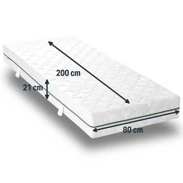 Funda de colchón Sleezzz® Smart T21 80 x 200 cm, altura 21 cm