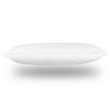 Colchón viscoelástico de 7 zonas Sleezzz Smart 90 x 200 cm, altura 18 cm, nivel de firmeza H3 con espuma viscoelástica con memoria de aire + almohada de microfibra CloudComfort Basic 40 x 80 cm