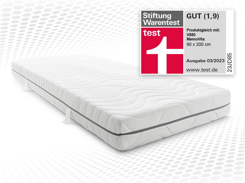 Prueba del colchón Sleezzz Smart Stiftung Warentest