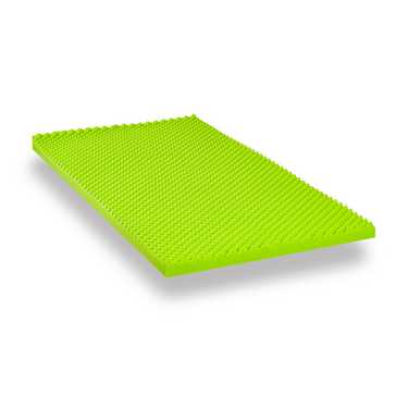 Topper de espuma fría Supportho Premium topper 120 x 200 cm H3, altura 9 cm, grado de dureza H3 con funda antibacteriana CloudComfort Basic almohada de copos de gel 40 x 80 cm