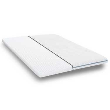 Supportho topper premium de espuma fría 180 x 200 cm H3, altura 9 cm, grado de firmeza H3 con funda antibacteriana