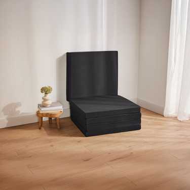 CloudComfort Basic colchón doble plegable para invitados 140 x 195 cm se puede utilizar como cama individual, cama doble y asiento