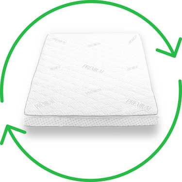 Supportho topper premium de espuma fría 100 x 200 cm H3, altura 9 cm, grado de dureza H3 con funda antibacteriana + almohada de gel CloudComfort Basic 40 x 80 cm