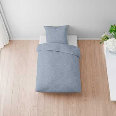 Ropa de cama de muselina Sleezzz® azul 135 x 200 cm + 80 x 80 cm