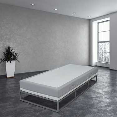 Colchón viscoelástico Sleezzz Premium 90 x 200 cm, altura 20 cm, nivel de firmeza H2/H3, con asas reversibles + almohada de gel Sleezzz® Premium