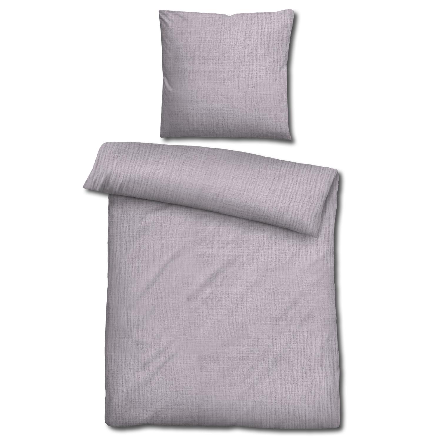 Ropa de cama de muselina Sleezzz® morada 135 x 200 cm + 80 x 80 cm