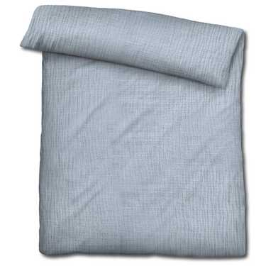 Ropa de cama de muselina Sleezzz® azul 135 x 200 cm + 80 x 80 cm