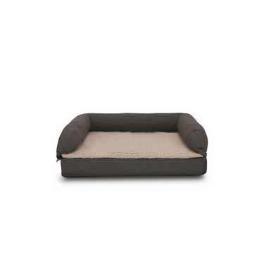 80 x 55 x 23 cm cama ortopédica para perros con respaldo tamaño M