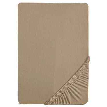 Castell sábana bajera jersey beige 90 x 190 - 100 x 200 cm paquete doble