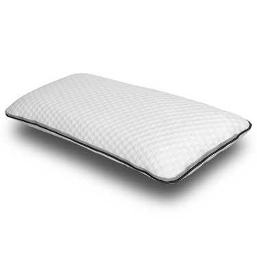 Colchón viscoelástico de 7 zonas Sleezzz Smart 180 x 200 cm, altura 18 cm, nivel de firmeza H3 con espuma viscoelástica con memoria de aire + 2 almohadas Sleezzz® Smart regulables en altura