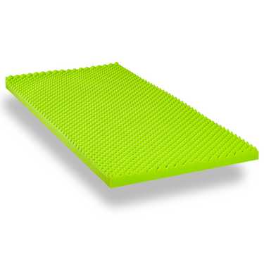 Supportho topper de espuma fría premium 100 x 200 cm H3, altura 9 cm, grado de dureza H3 con funda antibacteriana