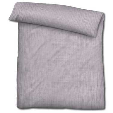 Ropa de cama de muselina Sleezzz® morada 135 x 200 cm + 80 x 80 cm