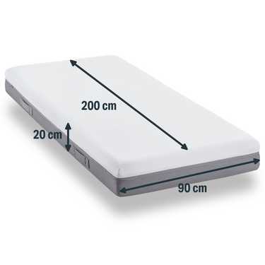 Funda de colchón Sleezzz Premium 90 x 200 cm, altura 20 cm